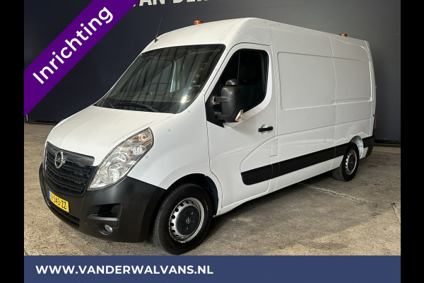 Opel Movano 2.3 CDTI 146pk L2H2 Inrichting Euro6 Airco | Camera | Navigatie | Cruisecontrol | 2500kg Trekhaak Parkeersensoren, Bijrijdersbank