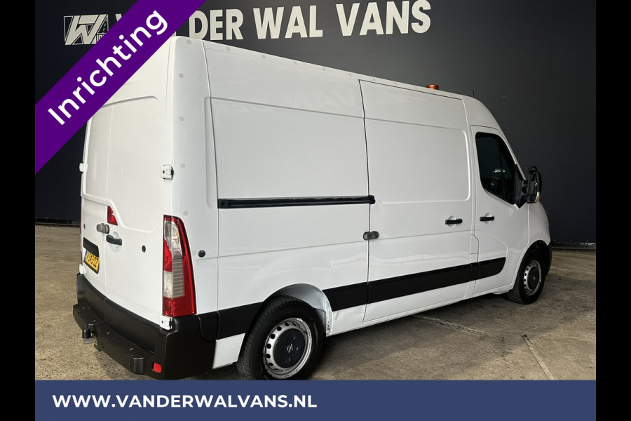 Opel Movano 2.3 CDTI 146pk L2H2 Inrichting Euro6 Airco | Camera | Navigatie | Cruisecontrol | 2500kg Trekhaak Parkeersensoren, Bijrijdersbank