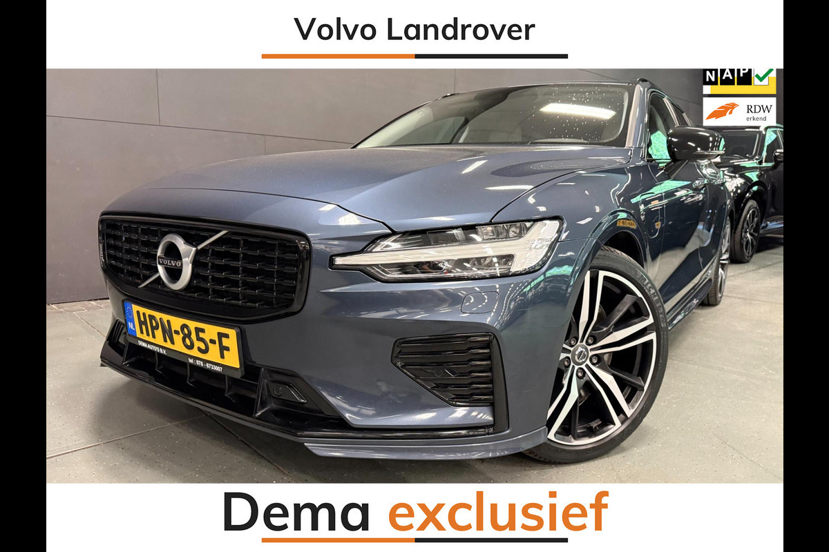 Volvo V60 2.0 T6 Recharge AWD R-Design NAVI/DAB/LED/LEDER/H-KARDON/STOEL-M/// Volvo V60 2.0 T6 Recharge AWD R-Design NAVI/DAB/LED/LEDER/H-KARDON/STOEL-M///