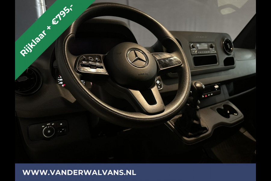 Mercedes-Benz Sprinter 315 CDI 150pk L3H2 Euro6 RIJKLAAR Airco | Camera | Cruisecontrol | Stoelverwarming 270 Graden achterdeuren, Bijrijdersbank