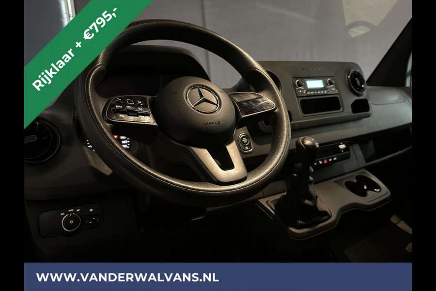 Mercedes-Benz Sprinter 315 CDI 150pk L3H2 Euro6 RIJKLAAR Airco | Camera | Cruisecontrol | Stoelverwarming 270 Graden achterdeuren, Bijrijdersbank