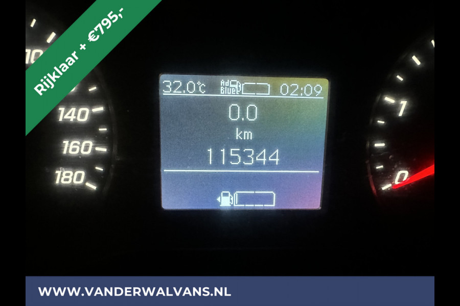 Mercedes-Benz Sprinter 315 CDI 150pk L3H2 Euro6 RIJKLAAR Airco | Camera | Cruisecontrol | Stoelverwarming 270 Graden achterdeuren, Bijrijdersbank