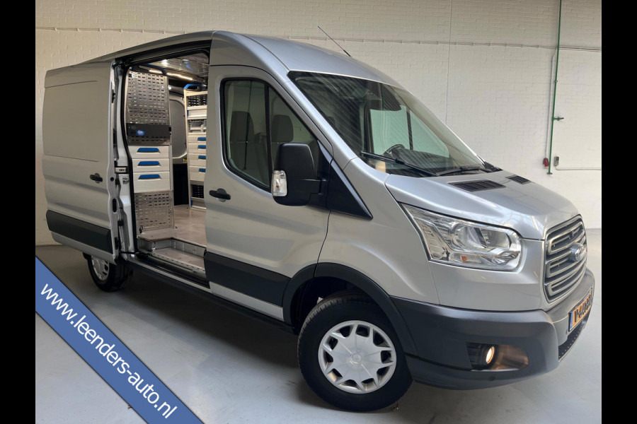 Ford Transit Sortimo Servicewagen 350 2.0 TDCI L2H2 130PK euro6 Trend 3Persoons, Inrichting, Treeplank, Airco, RIJKLAARPRIJS!