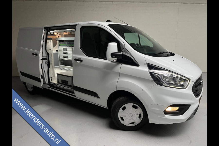 Ford Transit Custom 300 2.0 TDCI 130pk euro6 L2H1 Trend Servicewagen BOTT Inrichting, Omvormer V230, Trekhaak 2800KG RIJKLAARPRIJS