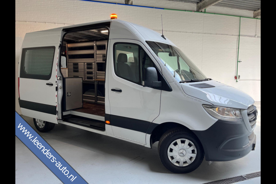 Mercedes-Benz Sprinter Servicewagen 316 Automaat 2.2 CDI 160PK EURO VI-D L2H2 Inrichting Omvormer V230 Standkachel RIJKLAARPRIJS