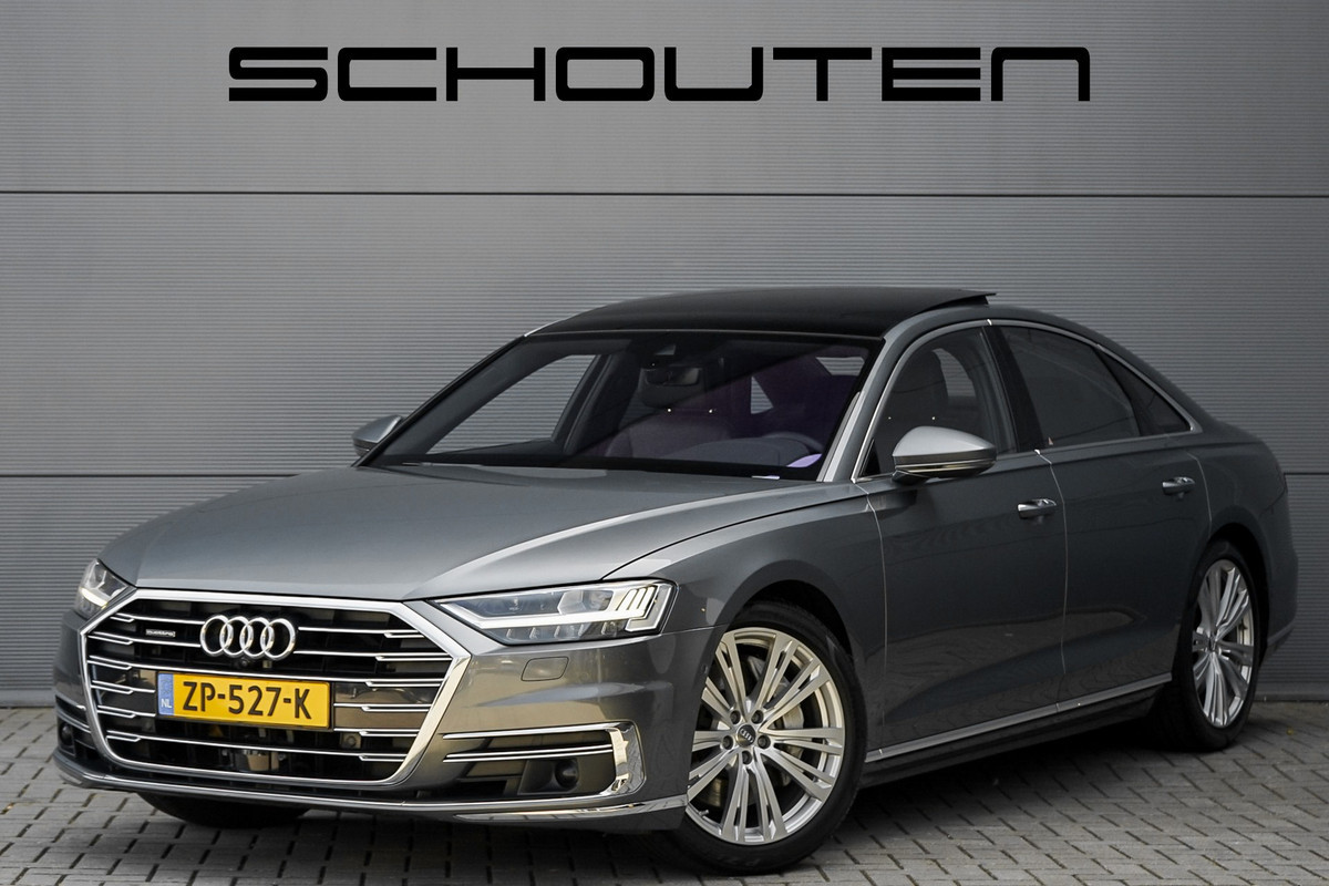 Audi A8 55 TFSI Quattro ProLine Plus B&O Matrix Schuifdak 4Wielsturing 20" Audi A8 55 TFSI Quattro ProLine Plus B&O Matrix Schuifdak 4Wielsturing 20"