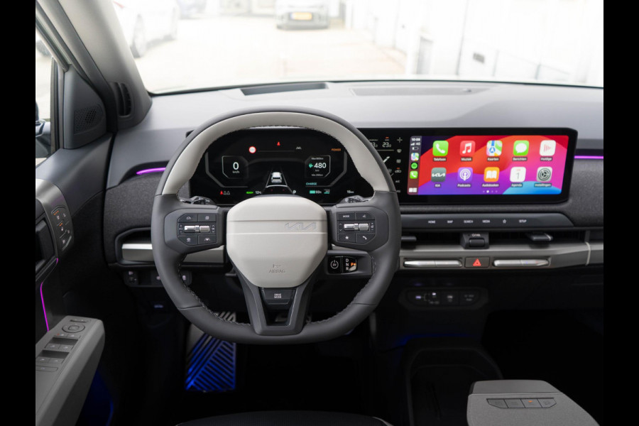 Kia EV3 GT-PlusLine 81.4 kWh Direct beschikbaar  l Adventurine Green | 360 camera l l Harman Kardon l  Stoel en stuurverwarming l Stoel ventilatie  l Schuif kantel dak l