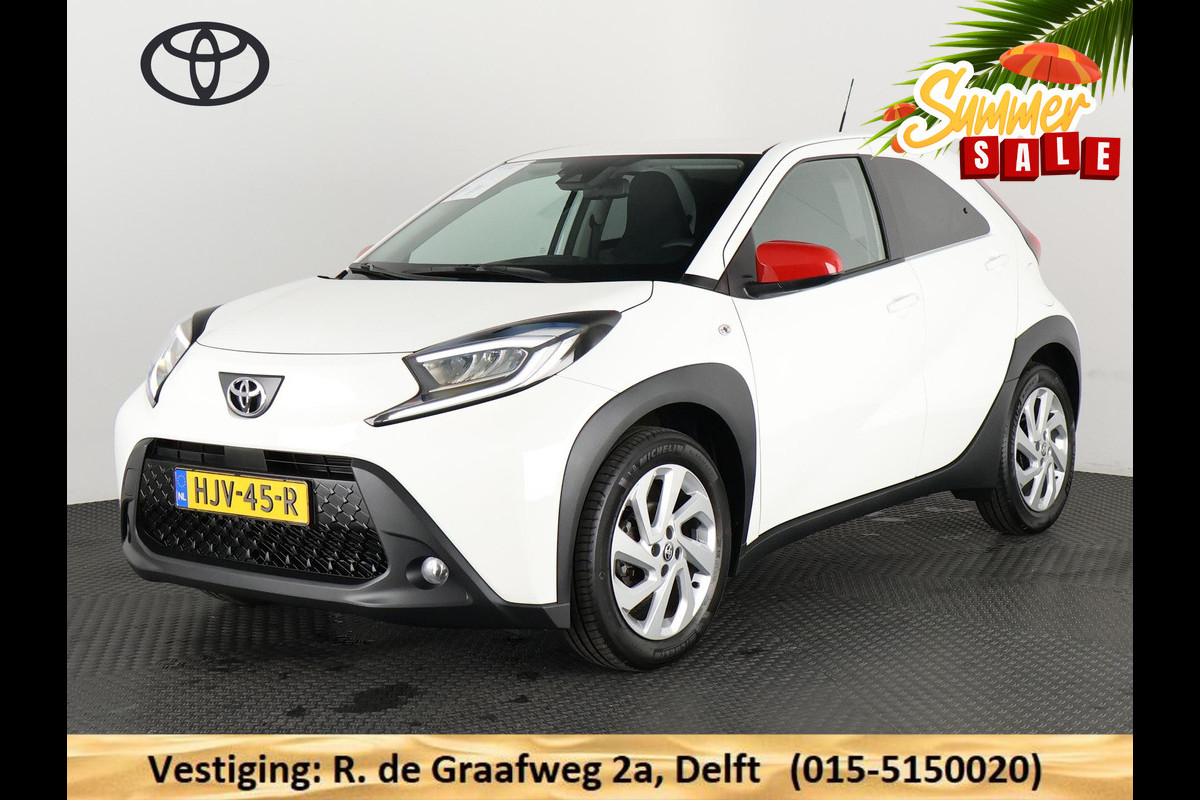 Toyota Aygo X 1.0 VVT-i MT First + Corel Red Pack | Apple Carplay & AndroidAUTO | Camera | Lichtmetalen velgen | Privacy Glass | Toyota Aygo X 1.0 VVT-i MT First + Corel Red Pack | Apple Carplay & AndroidAUTO | Camera | Lichtmetalen velgen | Privacy Glass |