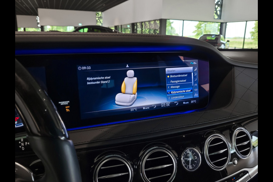 Mercedes-Benz S-Klasse 560 Lang 4-M AMG Exclusive|4*massage/koeling|20"|entertainment|standkachel|HUD|nachtzicht