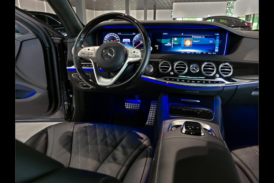 Mercedes-Benz S-Klasse 560 Lang 4-M AMG Exclusive|4*massage/koeling|20"|entertainment|standkachel|HUD|nachtzicht
