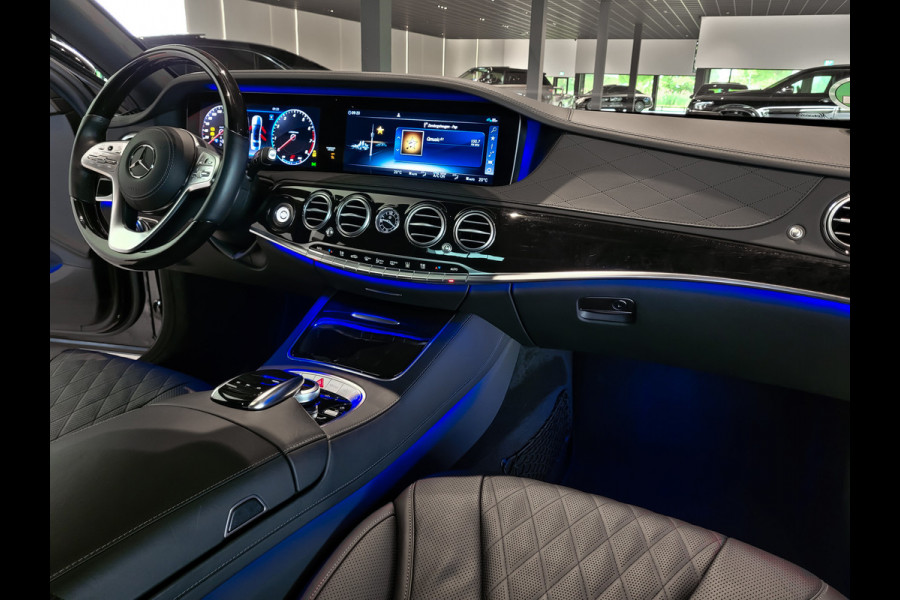 Mercedes-Benz S-Klasse 560 Lang 4-M AMG Exclusive|4*massage/koeling|20"|entertainment|standkachel|HUD|nachtzicht