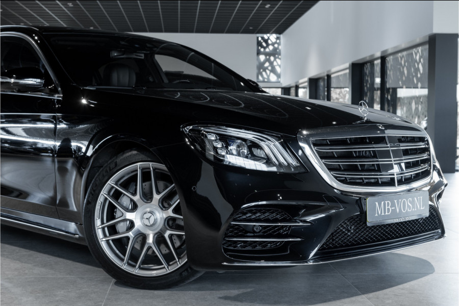 Mercedes-Benz S-Klasse 560 Lang 4-M AMG Exclusive|4*massage/koeling|20"|entertainment|standkachel|HUD|nachtzicht