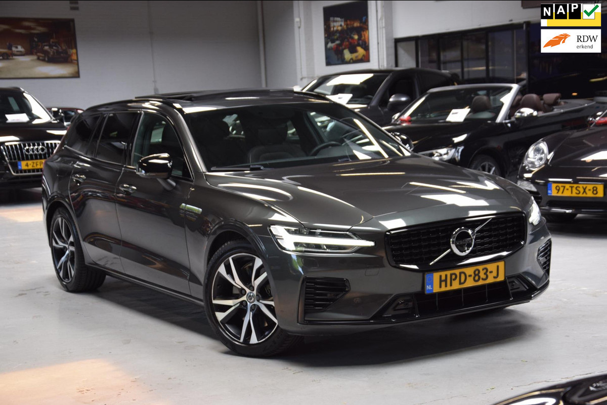 Volvo V60 2.0 T6 Recharge AWD Navi|Panoramadak|Dealer onderhouden|342pk!!|ACC|Stuurverwarming Volvo V60 2.0 T6 Recharge AWD Navi|Panoramadak|Dealer onderhouden|342pk!!|ACC|Stuurverwarming