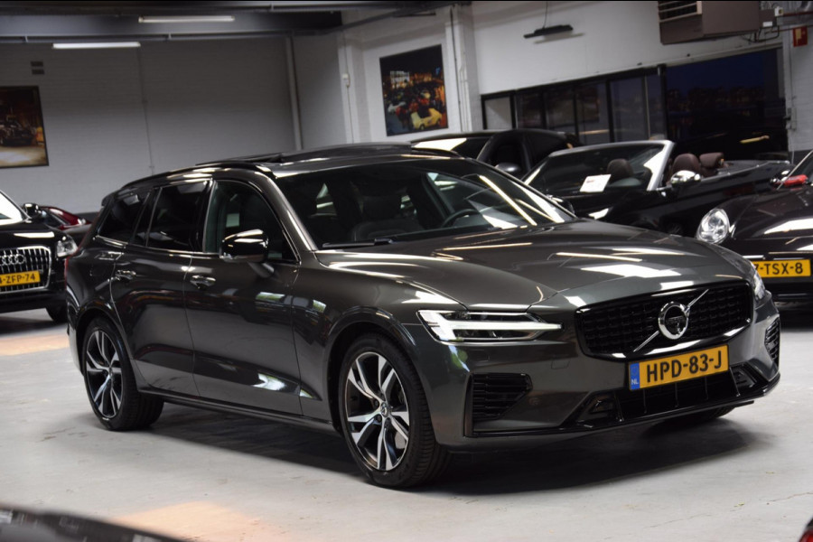 Volvo V60 2.0 T6 Recharge AWD Navi|Panoramadak|Dealer onderhouden|342pk!!|ACC|Stuurverwarming