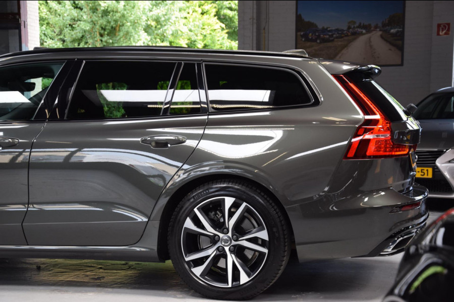 Volvo V60 2.0 T6 Recharge AWD Navi|Panoramadak|Dealer onderhouden|342pk!!|ACC|Stuurverwarming