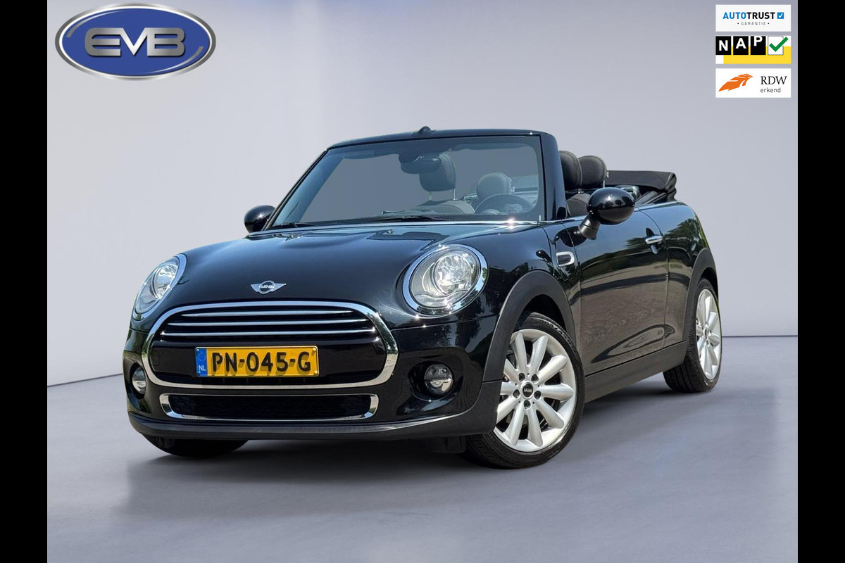 MINI Cabrio 1.5 AUTOMAAT Cooper Business, achteruitrijcamera, Nederlandse auto met nationale auto pas MINI Cabrio 1.5 AUTOMAAT Cooper Business, achteruitrijcamera, Nederlandse auto met nationale auto pas