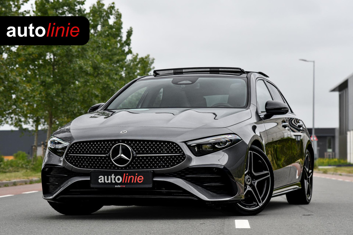 Mercedes-Benz A-Klasse 180 AMG Night ed. Pano, Memory, 360, HUD, Multibeam, Keyless, Trekhaak, Dodeh! Mercedes-Benz A-Klasse 180 AMG Night ed. Pano, Memory, 360, HUD, Multibeam, Keyless, Trekhaak, Dodeh!