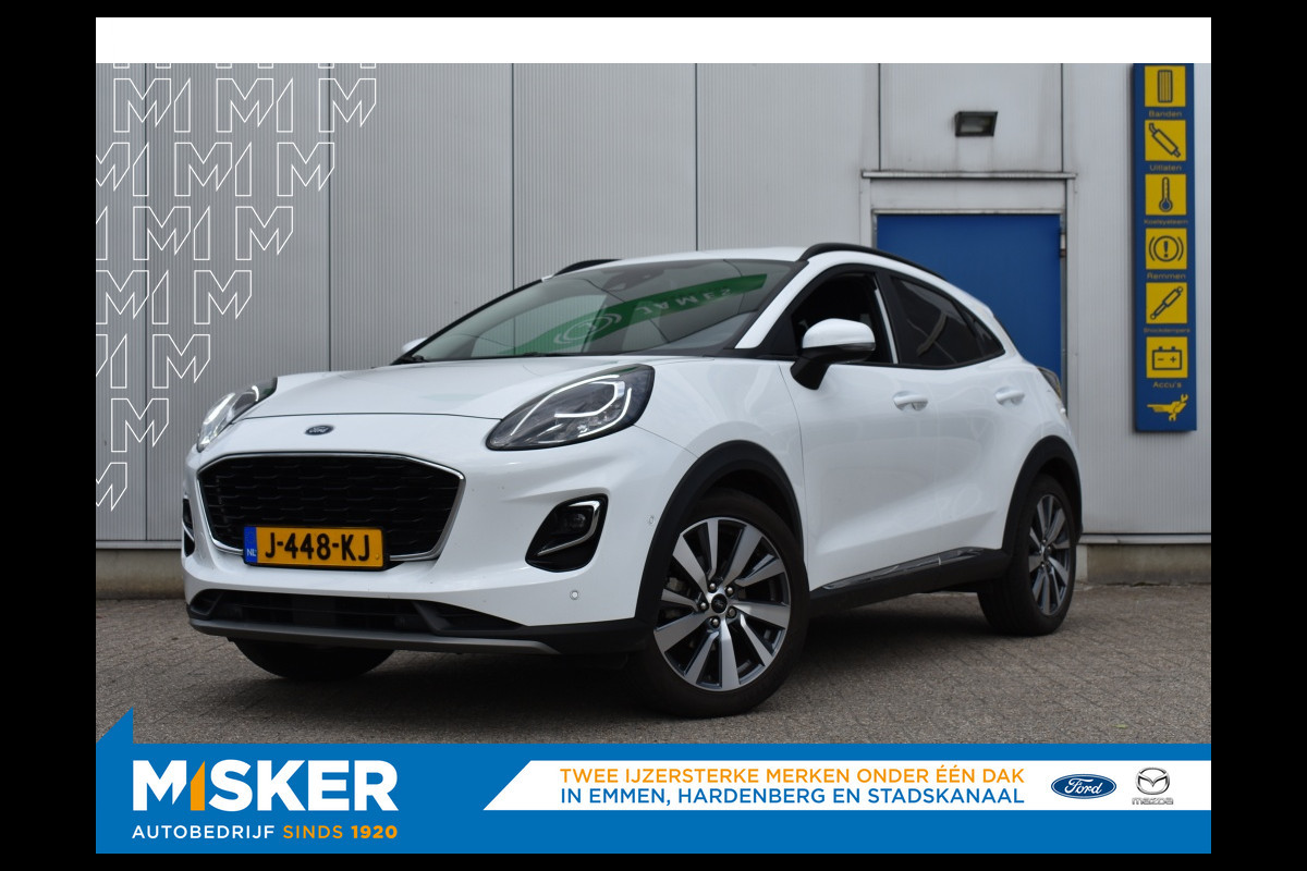 Ford Puma 1.0 EB Hyb. Tit. X TREKHAAK, ADVANCE PACK, WINTERPACK. Ford Puma 1.0 EB Hyb. Tit. X TREKHAAK, ADVANCE PACK, WINTERPACK.