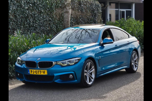 BMW 4 Serie Gran Coupé 420i M Sport snappper-rocks-blue metallic 1-Eig Pano Apple CarPlay LED NAP NL 12mnd GARANTIE