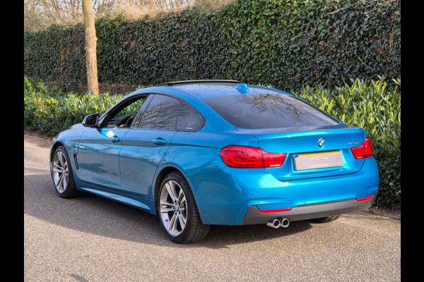 BMW 4 Serie Gran Coupé 420i M Sport snappper-rocks-blue metallic 1-Eig Pano Apple CarPlay LED NAP NL 12mnd GARANTIE