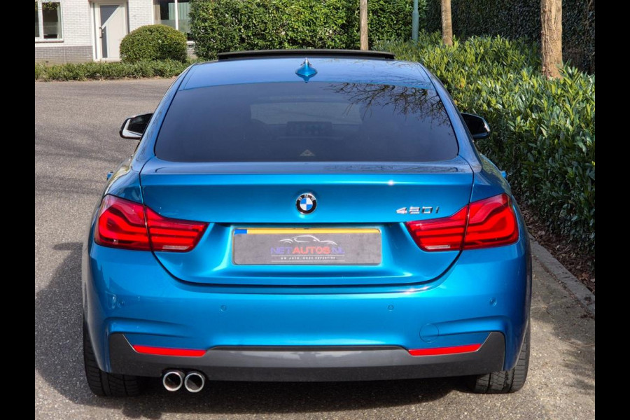 BMW 4 Serie Gran Coupé 420i M Sport snappper-rocks-blue metallic 1-Eig Pano Apple CarPlay LED NAP NL 12mnd GARANTIE