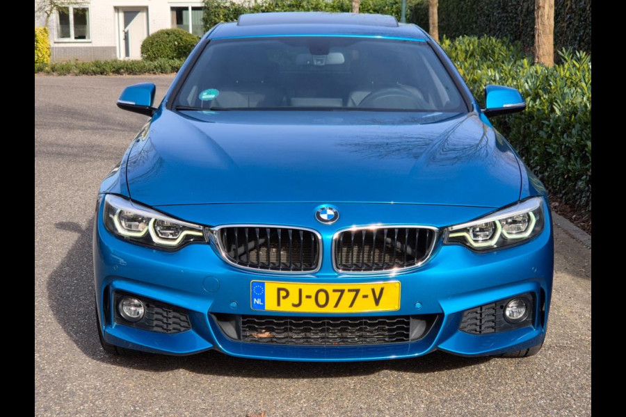 BMW 4 Serie Gran Coupé 420i M Sport snappper-rocks-blue metallic 1-Eig Pano Apple CarPlay LED NAP NL 12mnd GARANTIE
