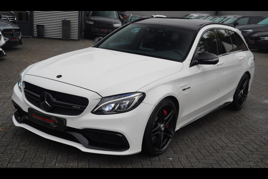 Mercedes-Benz C-Klasse Estate 63 AMG S 510PK | Burmester | Panorama | Leder/Alcantara | C63S | Adaptieve cruise | Camera | NAP |