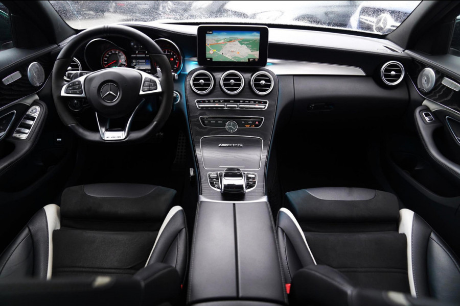 Mercedes-Benz C-Klasse Estate 63 AMG S 510PK | Burmester | Panorama | Leder/Alcantara | C63S | Adaptieve cruise | Camera | NAP |