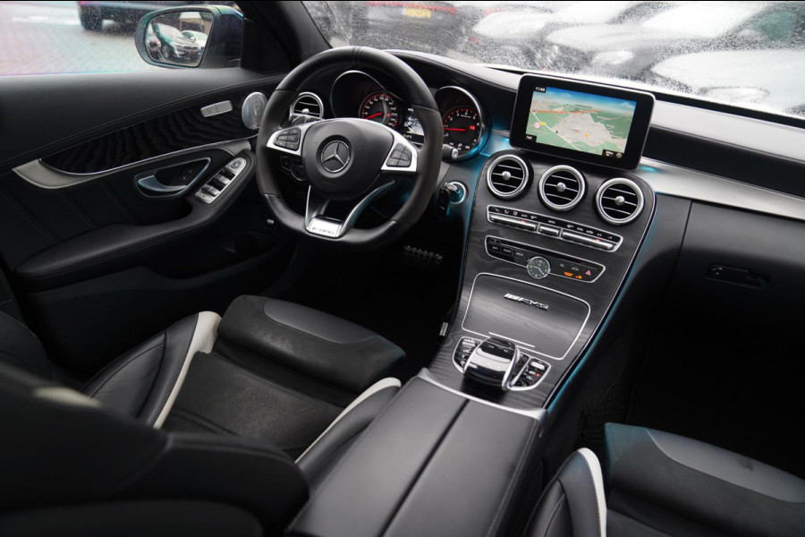 Mercedes-Benz C-Klasse Estate 63 AMG S 510PK | Burmester | Panorama | Leder/Alcantara | C63S | Adaptieve cruise | Camera | NAP |