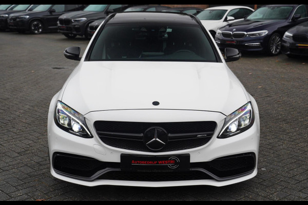 Mercedes-Benz C-Klasse Estate 63 AMG S 510PK | Burmester | Panorama | Leder/Alcantara | C63S | Adaptieve cruise | Camera | NAP |