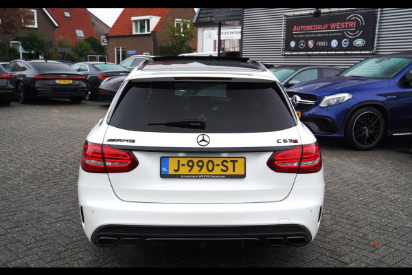 Mercedes-Benz C-Klasse Estate 63 AMG S 510PK | Burmester | Panorama | Leder/Alcantara | C63S | Adaptieve cruise | Camera | NAP |