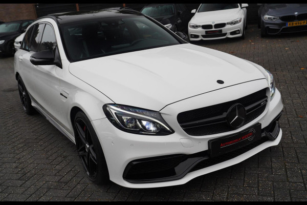 Mercedes-Benz C-Klasse Estate 63 AMG S 510PK | Burmester | Panorama | Leder/Alcantara | C63S | Adaptieve cruise | Camera | NAP |