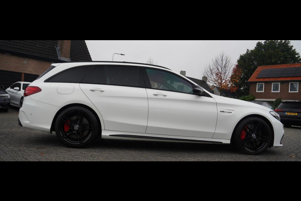 Mercedes-Benz C-Klasse Estate 63 AMG S 510PK | Burmester | Panorama | Leder/Alcantara | C63S | Adaptieve cruise | Camera | NAP |