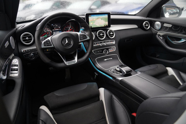 Mercedes-Benz C-Klasse Estate 63 AMG S 510PK | Burmester | Panorama | Leder/Alcantara | C63S | Adaptieve cruise | Camera | NAP |