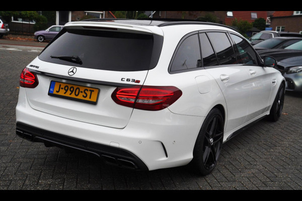 Mercedes-Benz C-Klasse Estate 63 AMG S 510PK | Burmester | Panorama | Leder/Alcantara | C63S | Adaptieve cruise | Camera | NAP |