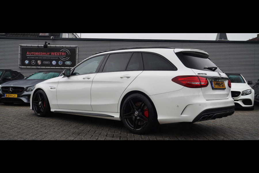 Mercedes-Benz C-Klasse Estate 63 AMG S 510PK | Burmester | Panorama | Leder/Alcantara | C63S | Adaptieve cruise | Camera | NAP |