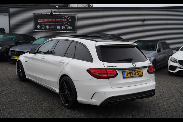Mercedes-Benz C-Klasse Estate 63 AMG S 510PK | Burmester | Panorama | Leder/Alcantara | C63S | Adaptieve cruise | Camera | NAP |