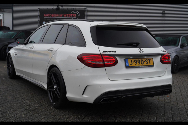 Mercedes-Benz C-Klasse Estate 63 AMG S 510PK | Burmester | Panorama | Leder/Alcantara | C63S | Adaptieve cruise | Camera | NAP |