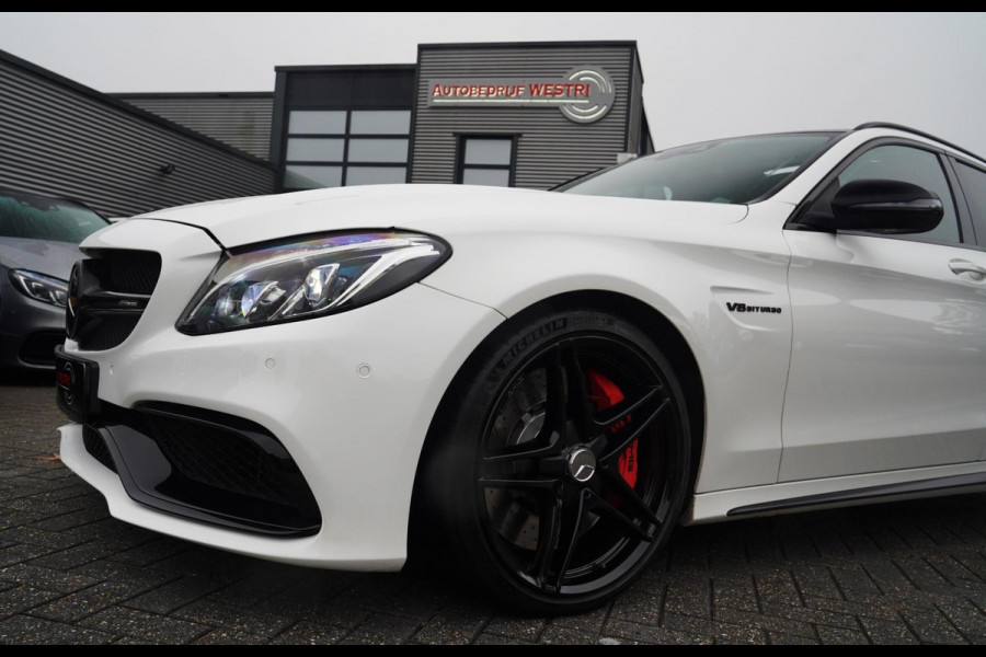 Mercedes-Benz C-Klasse Estate 63 AMG S 510PK | Burmester | Panorama | Leder/Alcantara | C63S | Adaptieve cruise | Camera | NAP |