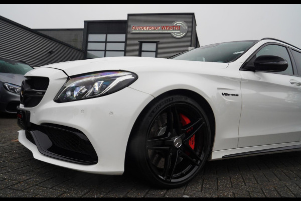 Mercedes-Benz C-Klasse Estate 63 AMG S 510PK | Burmester | Panorama | Leder/Alcantara | C63S | Adaptieve cruise | Camera | NAP |
