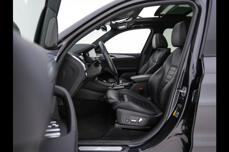 BMW iX3 High Executive 80 kWh [ 3-Fase ] (INCL-BTW) *PANO | LUXURY-LEATHER | FULL-LED | DAB | CARPLAY | ADAPTIVE-CRUISE | DIGI-COCKPIT | BLINDSPOT | HARMAN/KARDON-SOUNDSYTEM | HEAD-UP | KEYLESS | TOP-VIEW | SPORT-SEATS | TOWBAR  | .