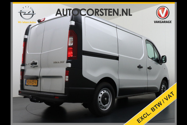 Renault Trafic 1.6dCi 96 T29 L1H1 3-Persoons Trekhaak Ecc Navi Camera Regen/Lichtsensor Cruise Control Pdc Bluetooth Led Schuifdeur Betonplex vloer Wandbekleding Comfort 1e Eigenaar Euro 6 Facelift model 2.000kg trekvermogen