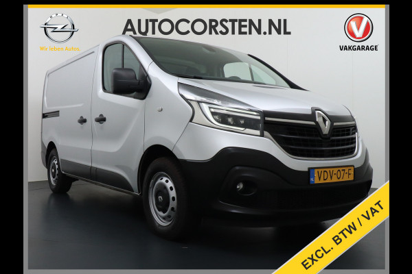 Renault Trafic 1.6dCi 96 T29 L1H1 3-Persoons Trekhaak Ecc Navi Camera Regen/Lichtsensor Cruise Control Pdc Bluetooth Led Schuifdeur Betonplex vloer Wandbekleding Comfort 1e Eigenaar Euro 6 Facelift model 2.000kg trekvermogen