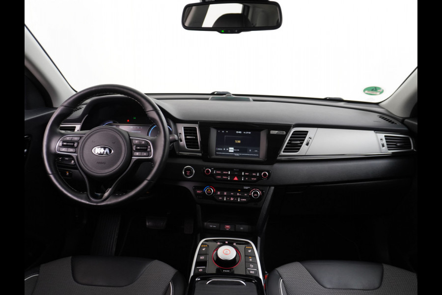 Kia e-Niro 64kWh AUT 204pk Navi Auto-Pilot Adaptive-Cruise+stop&go Apple Carplay Android Auto Pdc Led Ecc Keyless 1/2 Leder DynamicLine AEB Braking Lmv 17" Lane Assist Dwarsverkeerwaarsching 100% Dealeronderhouden Origineel Nederlandse auto