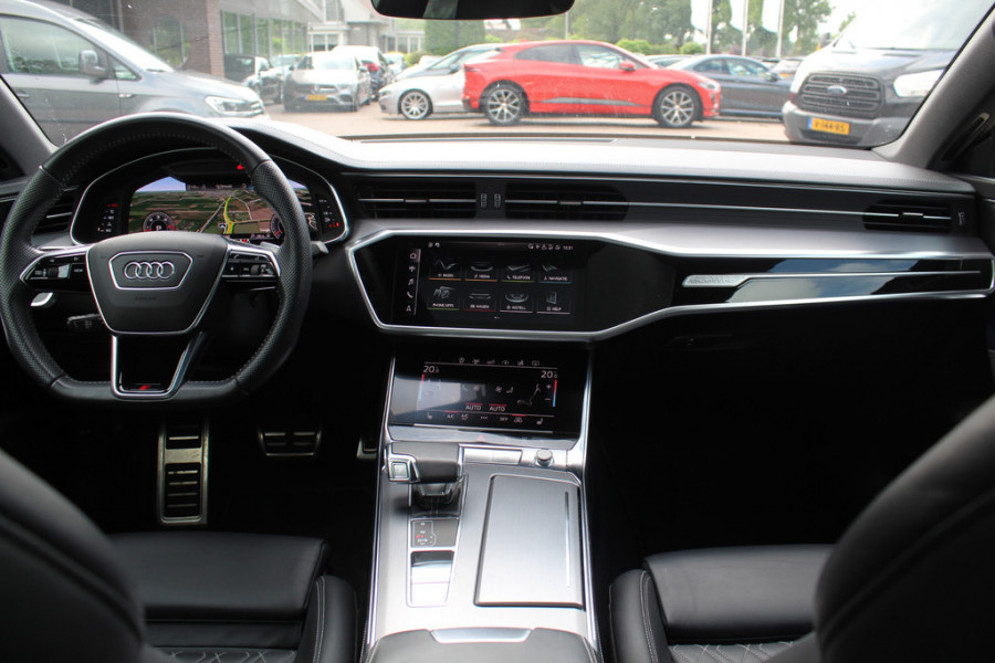 Audi A6 Avant 55 TFSI quattro Design Pro Line Plus / Trekhaak / Camera / Head-up / Achterasbesturing / Luchtvering / Softclose / B&O / Leder / Interieurvoorverwarming / Dodehoek / DAB / ACC / Stoelverwarming 4x