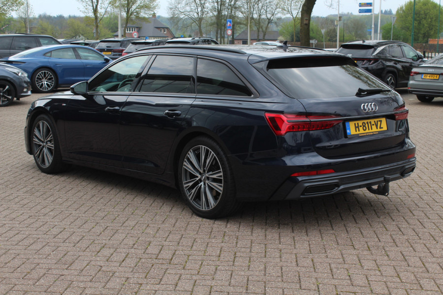 Audi A6 Avant 55 TFSI quattro Design Pro Line Plus / Trekhaak / Camera / Head-up / Achterasbesturing / Luchtvering / Softclose / B&O / Leder / Interieurvoorverwarming / Dodehoek / DAB / ACC / Stoelverwarming 4x