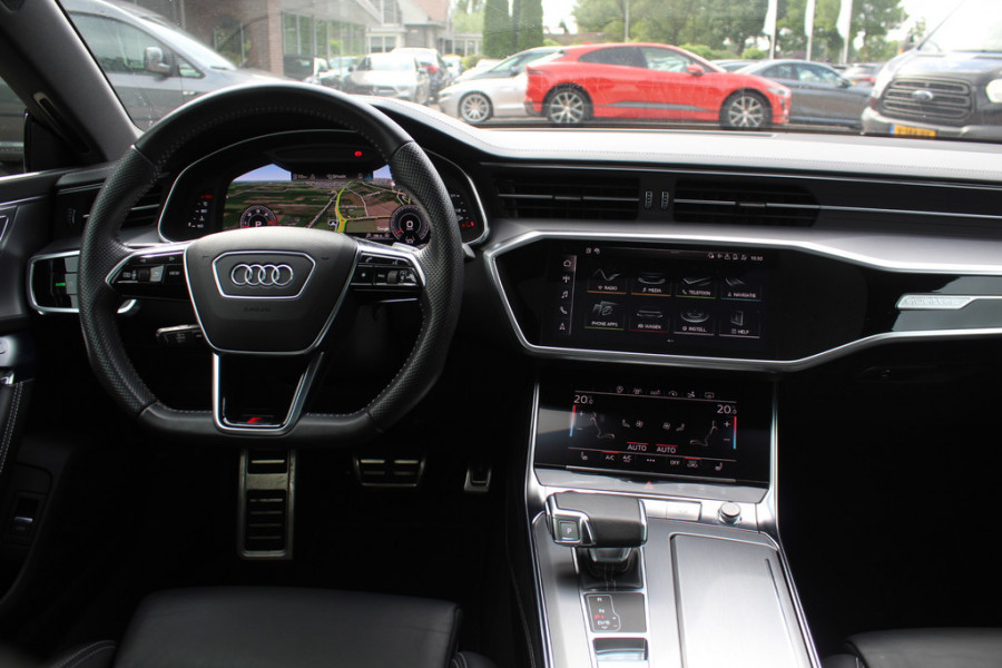 Audi A6 Avant 55 TFSI quattro Design Pro Line Plus / Trekhaak / Camera / Head-up / Achterasbesturing / Luchtvering / Softclose / B&O / Leder / Interieurvoorverwarming / Dodehoek / DAB / ACC / Stoelverwarming 4x