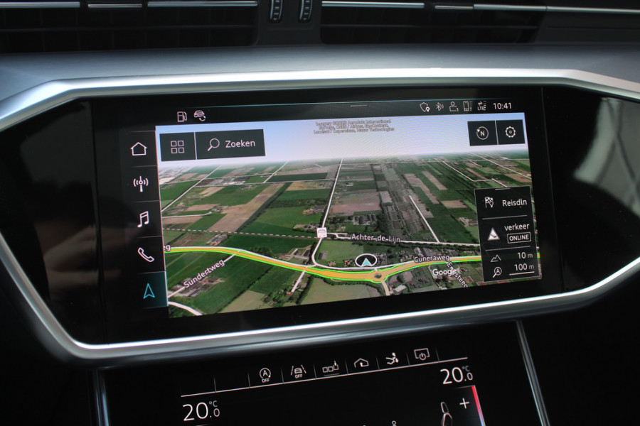 Audi A6 Avant 55 TFSI quattro Design Pro Line Plus / Trekhaak / Camera / Head-up / Achterasbesturing / Luchtvering / Softclose / B&O / Leder / Interieurvoorverwarming / Dodehoek / DAB / ACC / Stoelverwarming 4x
