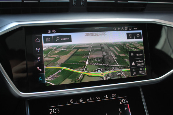 Audi A6 Avant 55 TFSI quattro Design Pro Line Plus / Trekhaak / Camera / Head-up / Achterasbesturing / Luchtvering / Softclose / B&O / Leder / Interieurvoorverwarming / Dodehoek / DAB / ACC / Stoelverwarming 4x