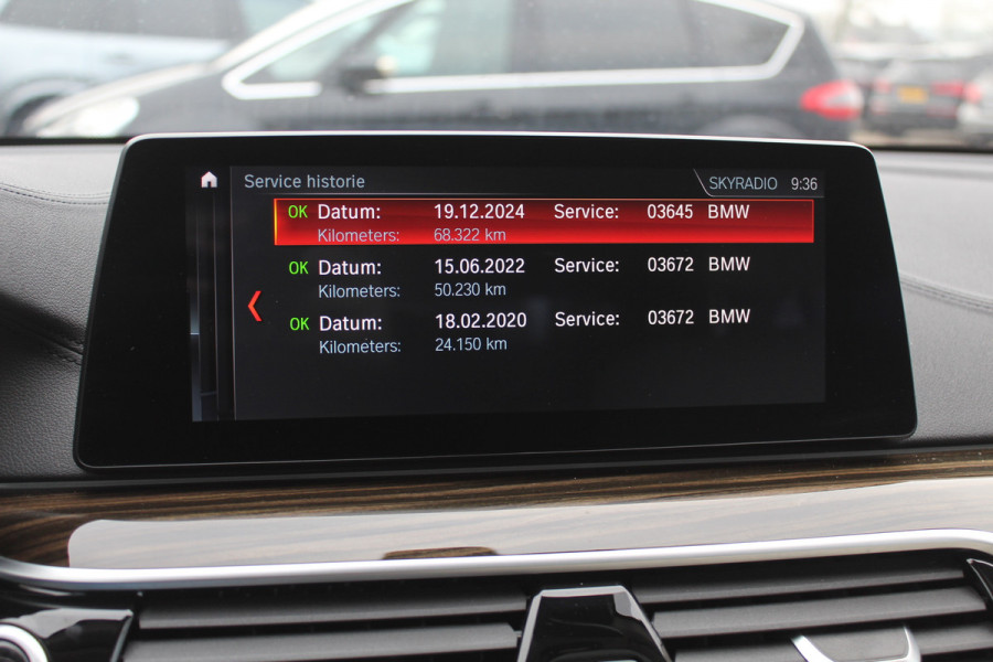 BMW 6 Serie Gran Turismo 630i High Exe. Edition 68.661 km! / Panoramadak / 360Camera / Head-up / Luchtvering / 20'' / Luxe Leder / Safety Pack / Luxury Line / Navigatie / Stoelverwarming